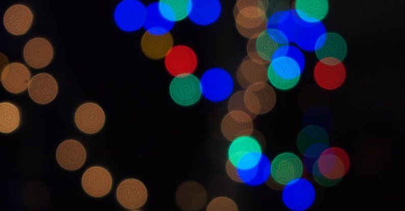 Spot Colors - Abstract background with colorful light spots