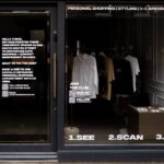 Omnichannel - white dress shirt hanging on brown wooden cabinet