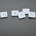 Email Marketing - Email Blocks on Gray Surface